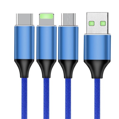 一拖三數據線編織系列 一拖三數據線編織系列