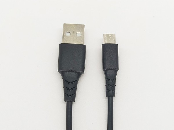 黑色PVC Micro USB數(shù)據(jù)線，安卓數(shù)據(jù)線定制廠家