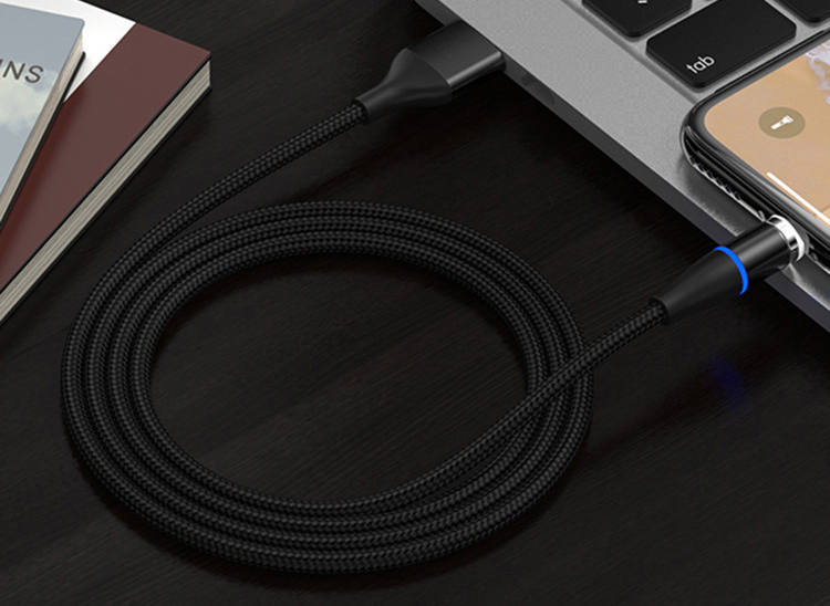 尼龍編織磁吸數(shù)據(jù)線，5A大電流，可傳輸數(shù)據(jù)