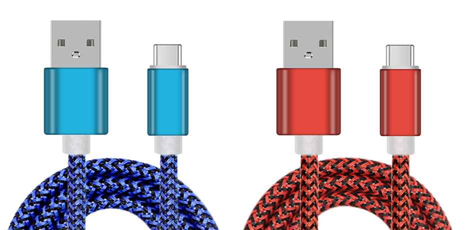  LED發光編織數據線